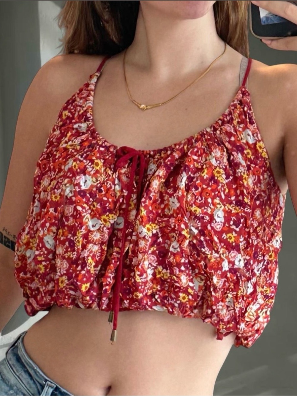 Free People Daisy Babe Tank Top